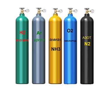 Пpомышленные газы - кислород, азот, аргон